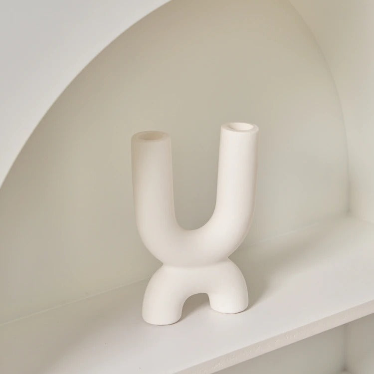 SleekerLife Ceramic Candle Holder