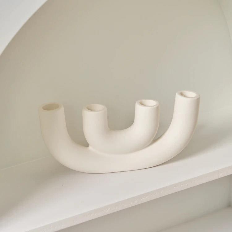 SleekerLife Ceramic Candle Holder