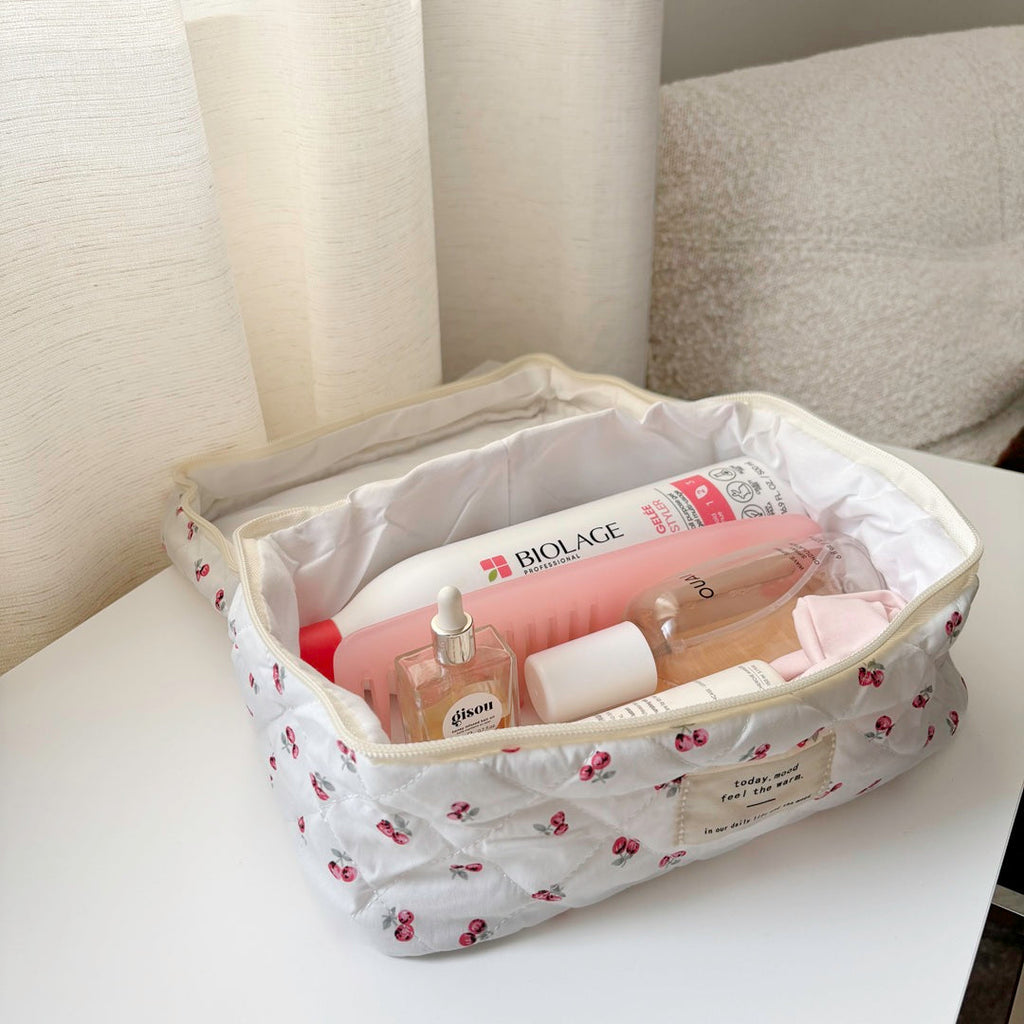 3 PCS Cherry Makeup Bags