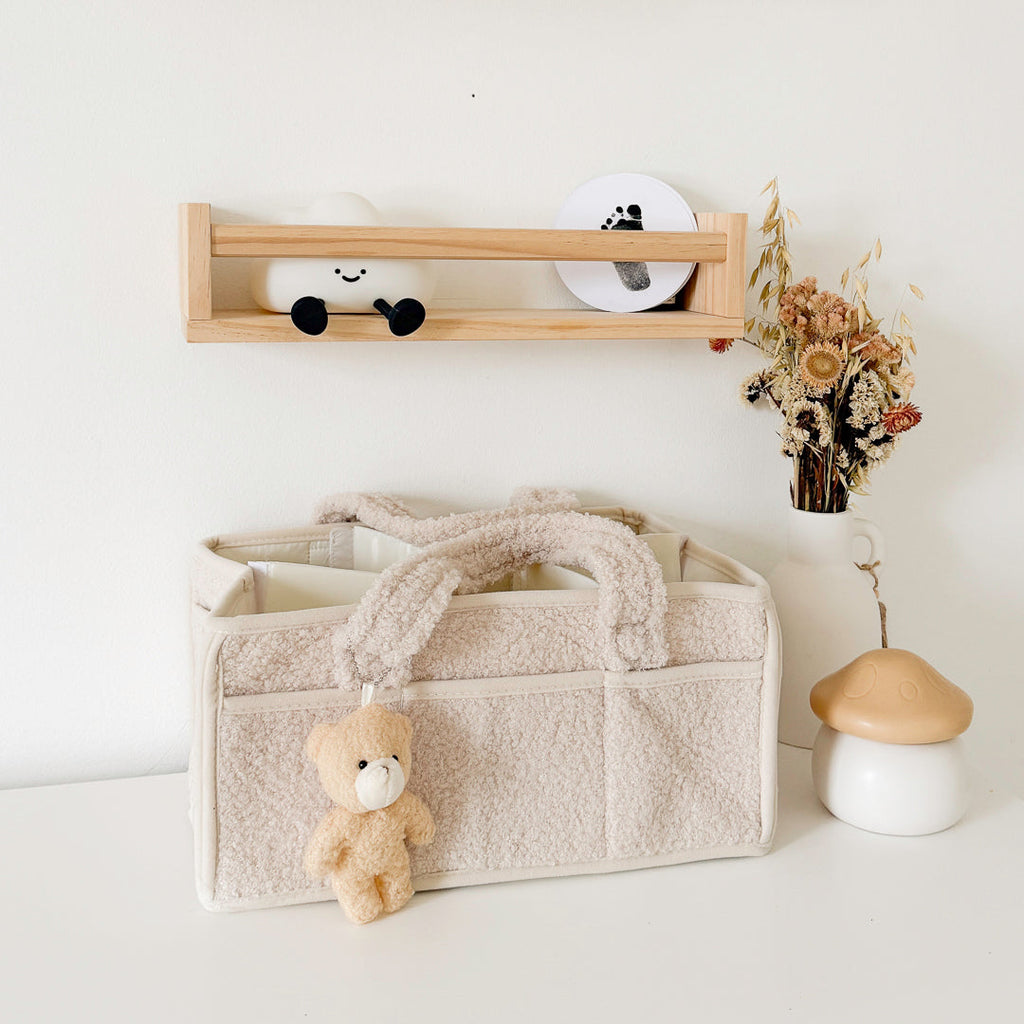 Plush Diaper Caddy Organizer