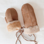 Plush Tie-on Mittens