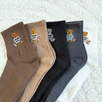 Cozy Teddy Bear Socks Pack