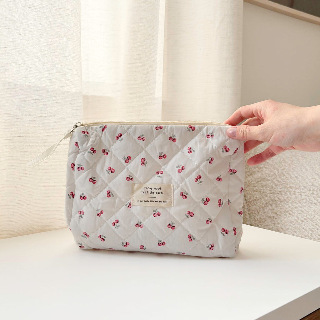 3 PCS Cherry Makeup Bags