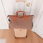 Houndstooth Duffle Travel Bag