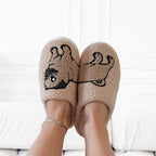 Frenchie Pug Plush Slippers
