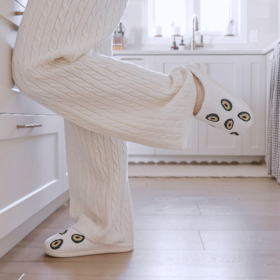 Avocado Plush Slippers