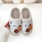 Pumpkin Boo Slippers