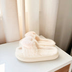 Sophia Plush Heart Slippers