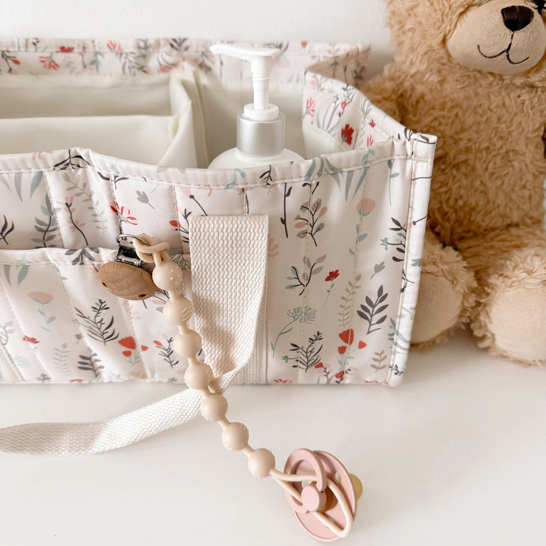 Floral Diaper Caddy