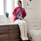 Mini Hearts Plush Slippers