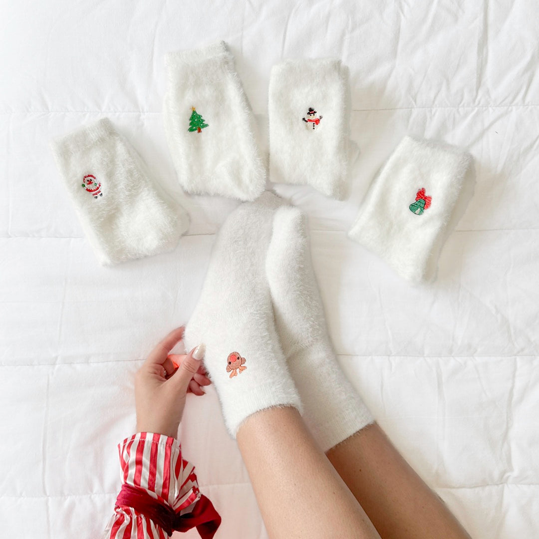 Fuzzy Christmas Socks Pack