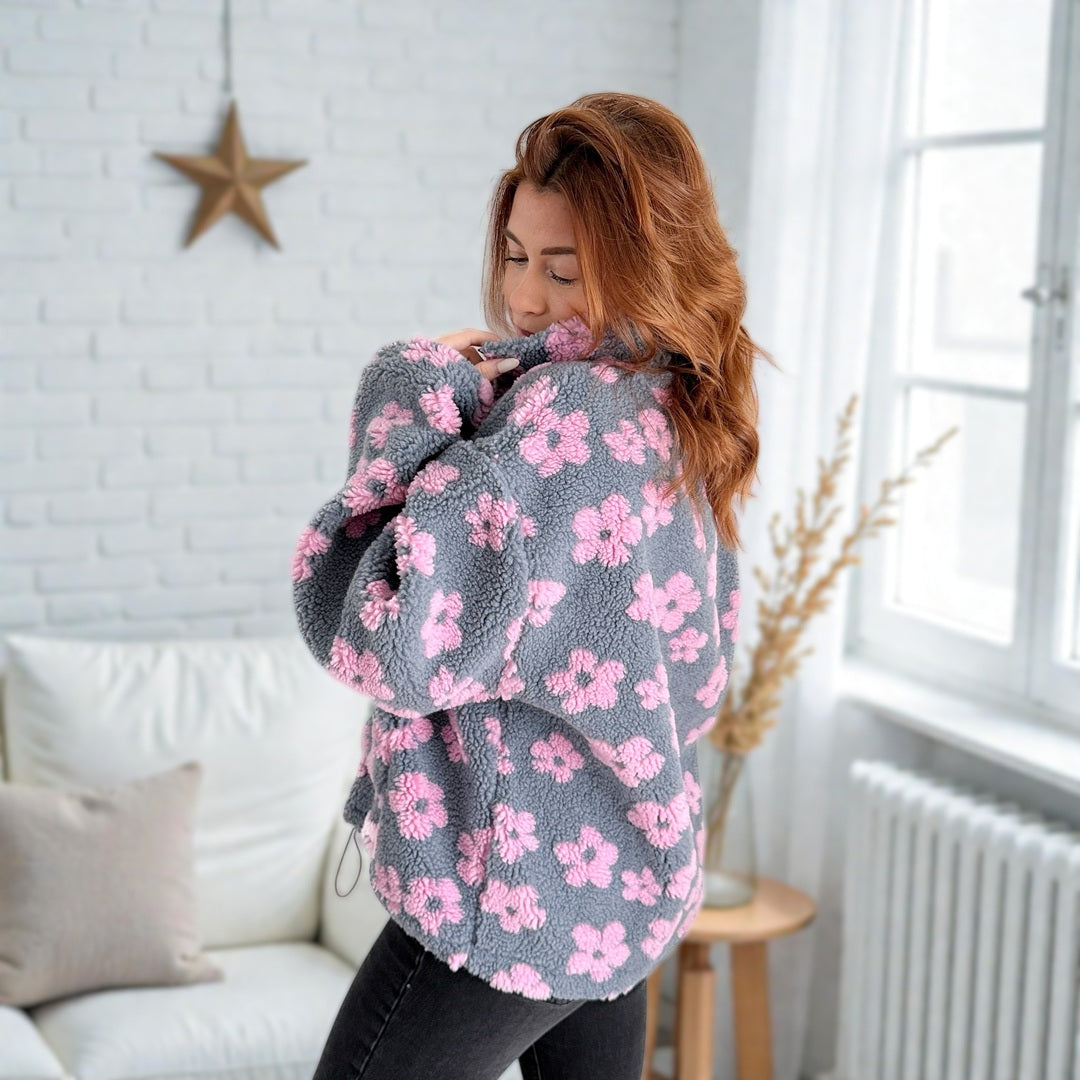 Camille Blossom Fleece Sweater
