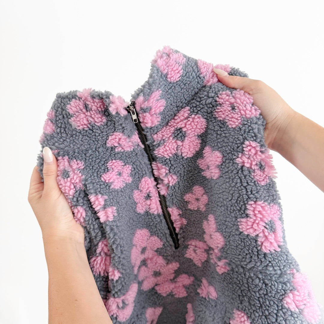 Camille Blossom Fleece Sweater