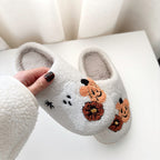 Pumpkin Boo Slippers