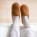 Ava Fuzzy Platform Slippers
