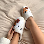 Pumpkin Boo Slippers