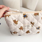 3 PCS Teddy Bear Makeup Bags