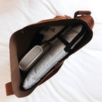 Zoe Suede Shoulder Tote Bag