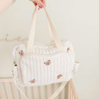 Multi-Pocket Diaper Shoulder Bag