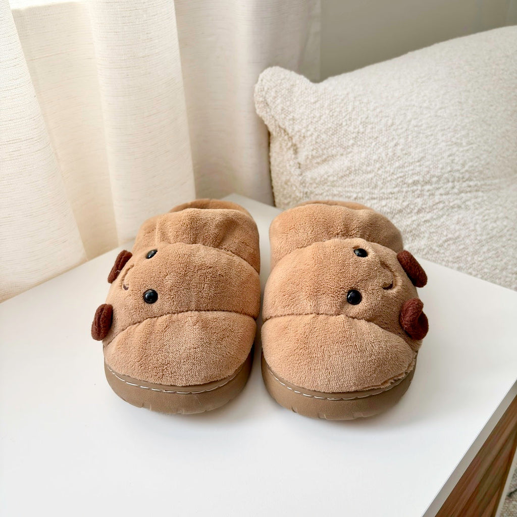 Happy Croissant Slippers