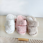 Holly Open Toe Plush Slippers