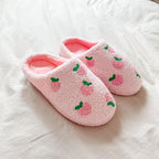 Peachy Plush Slippers