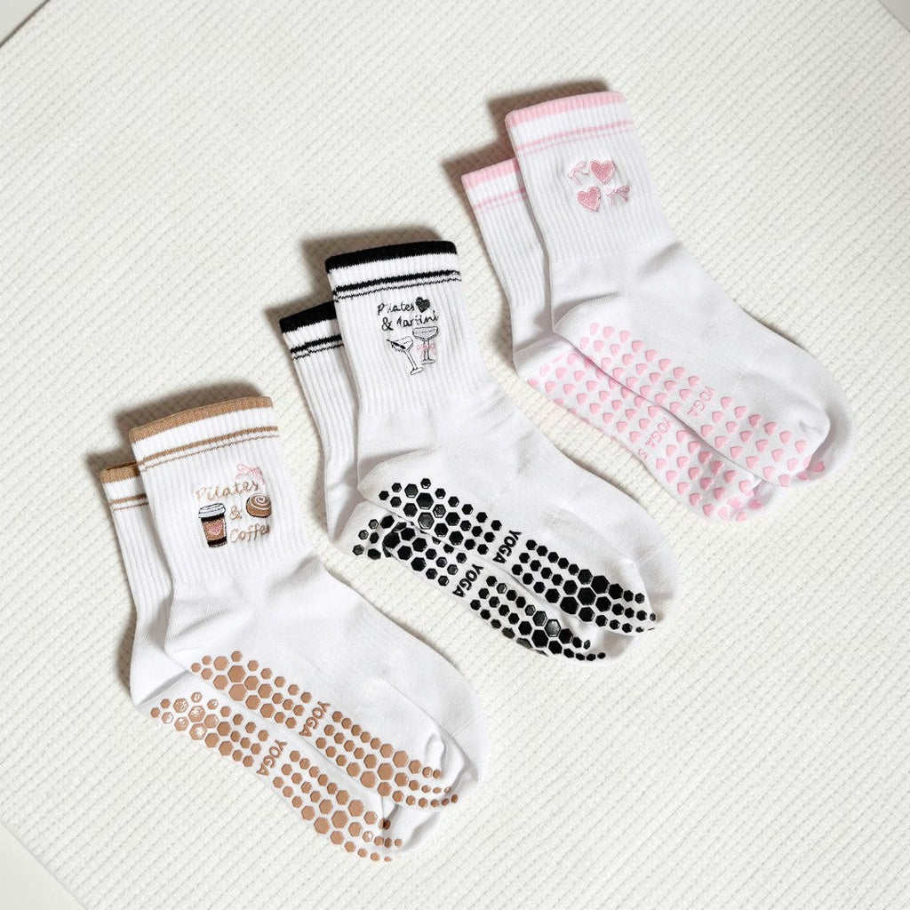 Pilates Grip Socks Pack