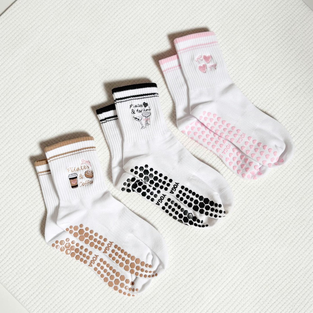Pilates Grip Socks Pack