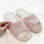 Zoey Linen Slippers