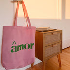 Amor Canvas Tote Bag