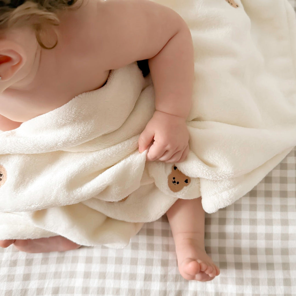 Cozy Bear Baby Blanket