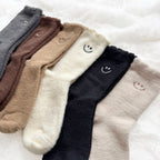 Fuzzy Happy Face Socks Pack