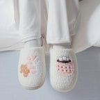 Candy Cane Christmas Slippers