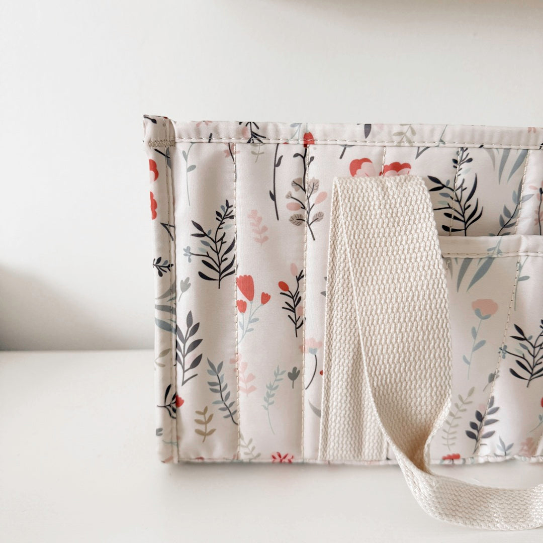 Floral Diaper Caddy