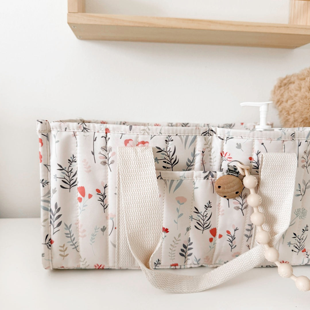 Floral Diaper Caddy