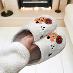 Pumpkin Boo Slippers
