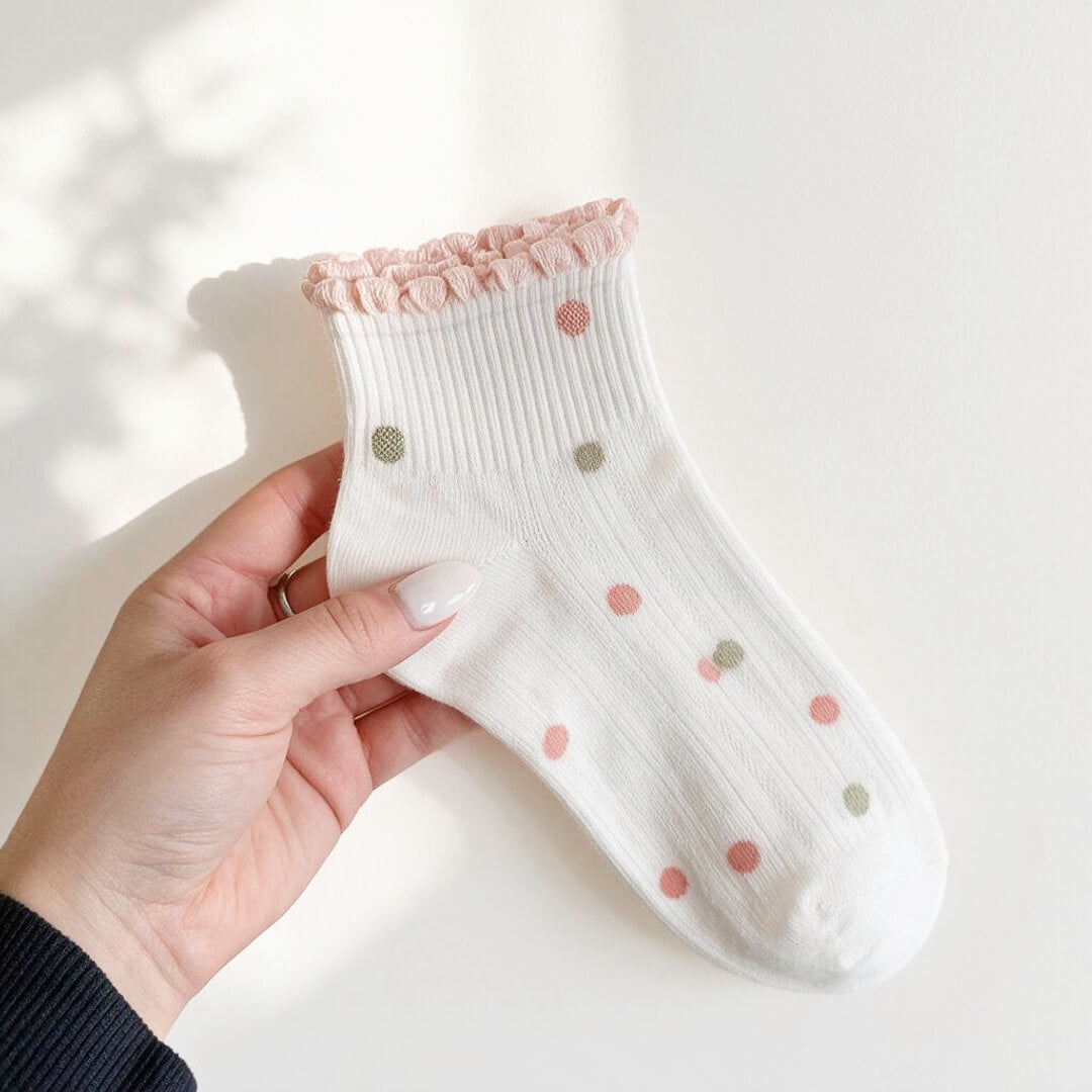 Cherry Ankle Socks Pack