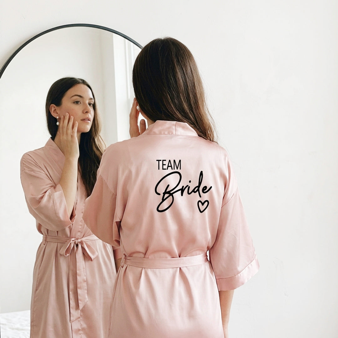 Bridal Party Satin Robe