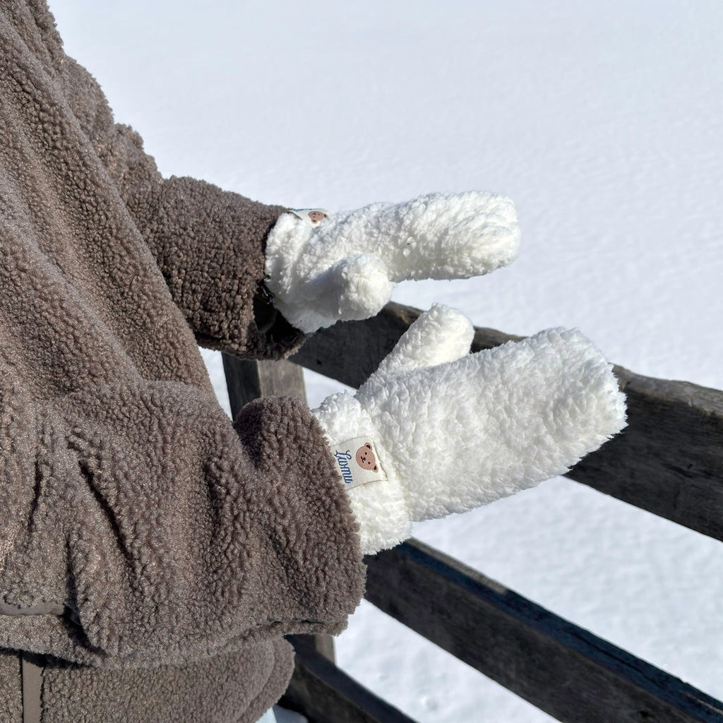 Cozy Teddy Fleece Mittens