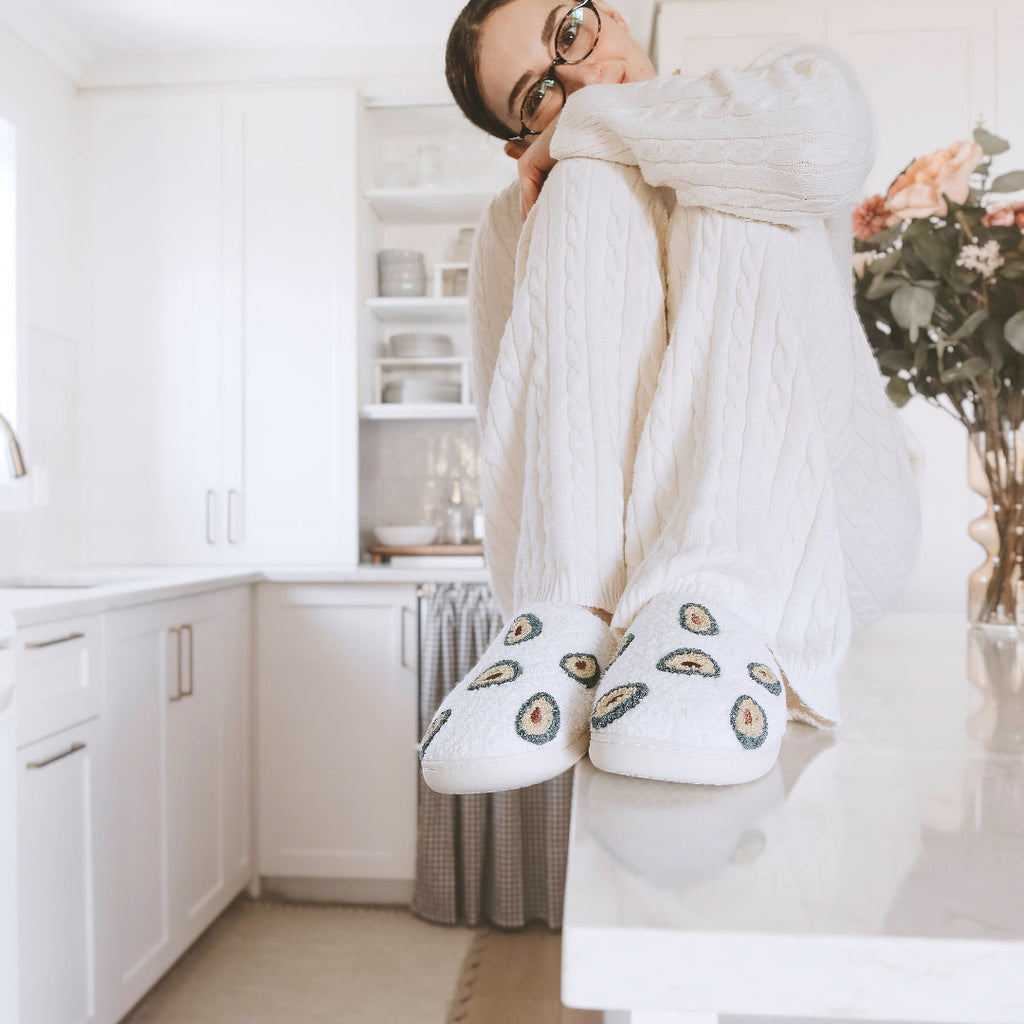 Avocado Plush Slippers
