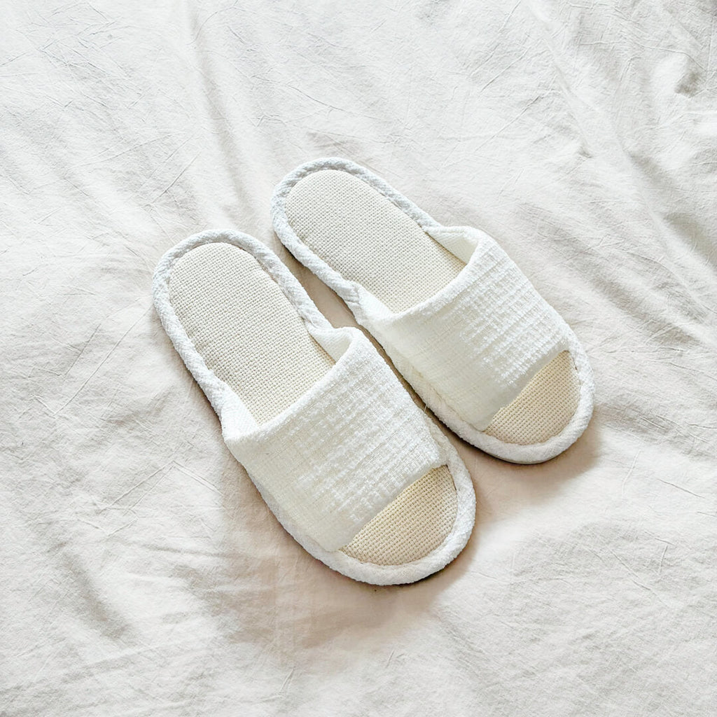 Zoey Linen Slippers