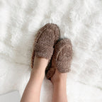 Ava Soft Teddy Slippers