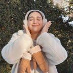 Plush Tie-on Mittens