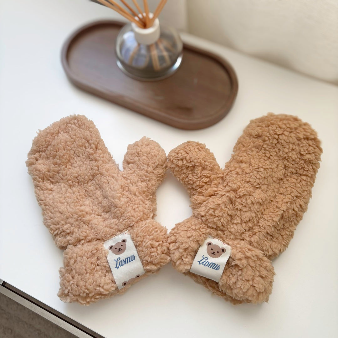 Cozy Teddy Fleece Mittens