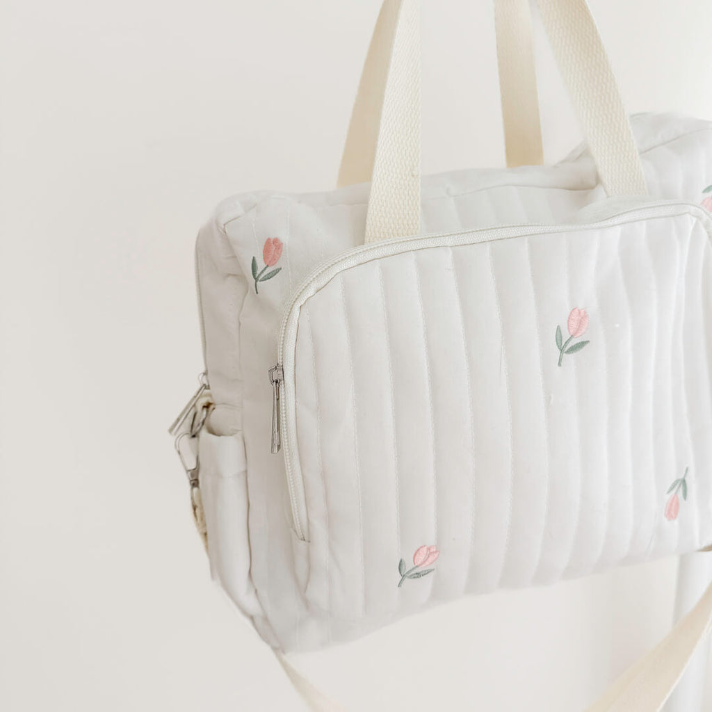 Multi-Pocket Diaper Shoulder Bag