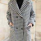 Stella Houndstooth Trench Coat