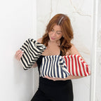 Julie Classic Striped Handbag
