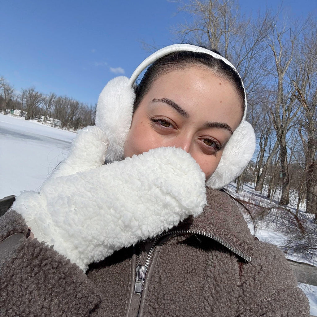 Cozy Teddy Fleece Mittens