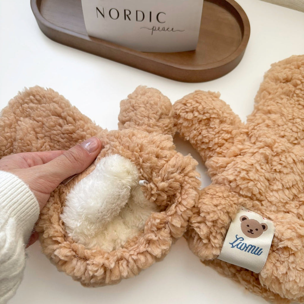 Cozy Teddy Fleece Mittens