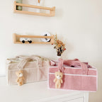 Plush Diaper Caddy Organizer